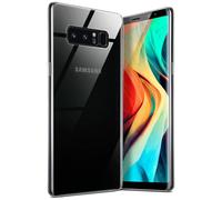 moex Aero Case pour Samsung Galaxy Note 8 Coque Silicone Ultra Fine Transparente, Étui Souple Clair Mince Antichoc, Housse Gel Flexible, Backcover Résistant Soft Touch Discret, incolore Transparent