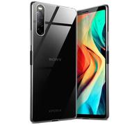 moex Aero Case pour Sony Xperia 10 II Coque Silicone Ultra Fine Transparente, Étui Souple Clair Mince Antichoc, Housse Gel Flexible, Backcover Résistant Soft Touch Discret, incolore Transparent