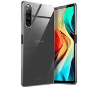 moex Aero Case pour Sony Xperia 10 V Coque Silicone Ultra Fine Transparente, Étui Souple Clair Mince Antichoc, Housse Gel Flexible, Backcover Résistant Soft Touch Discret, incolore transparent