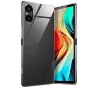 moex Aero Case pour Sony Xperia 5 V Coque Silicone Ultra Fine Transparente, Étui Souple Clair Mince Antichoc, Housse Gel Flexible, Backcover Résistant Soft Touch Discret, incolore transparent