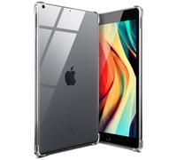 moex Aero Coque pour iPad 7/8/9 (2019-2021) - En silicone transparent - Ultra fine - Anti-chocs - Avec protection des coins - Pour tablette - En silicone transparent minimaliste - Transparent