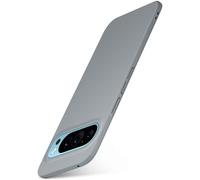 moex Alpha Case Coque de protection pour Google Pixel 9 Pro - Minimaliste - Anti-chocs et légère - Coque de protection ultra fine - Ultra Air - En plastique - Taupe