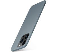 moex Alpha Case für Apple iPhone 15 Pro Hülle minimalistisch Stoßfest und leicht, Dünnste Handyhülle, Super Slim Schutzhülle Ultra Air Hardcase aus Kunststoff - Taupe
