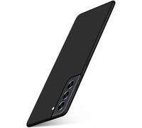 moex Alpha Coque de protection pour Samsung Galaxy S21 FE 5G - Minimaliste - Anti-chocs et légère - Coque de protection ultra fine - Rigide - En plastique - Noir mat