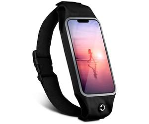 moex Ceinture de course pour téléphone portable Motorola Moto G86 5G - Imperméable - Avec fenêtre tactile - Sangle de course pour téléphone portable - Pour le jogging - Sac banane de sport, Unity