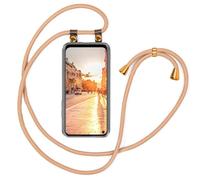 moex Chaîne de téléphone Portable Compatible avec OnePlus Nord N10 5G, Coque avec Sangle réglable en Or