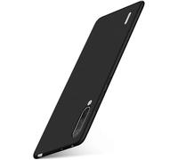 moex® Coque de Protection Ultra Fine Compatible avec Xiaomi Mi 9 Lite | Rigide, Noir Mat métallisé
