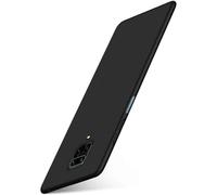 moex Coque de Protection Ultra Fine Compatible avec Xiaomi Redmi Note 9 Pro | Rigide, Noir Mat métallisé