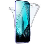 moex Coque Double en Silicone Transparent Compatible avec Samsung Galaxy S20 Ultra / 5G, Housse de Protection complète des 2 côtés, Coque de téléphone Portable Avant et arrière - Cristal