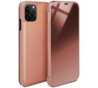 moex Coque Fine Compatible avec iPhone 11 Pro Max | Laisse Voir l'écran/Style laqué, Rose doré