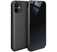 moex Coque Fine Compatible avec iPhone 12 Mini | Laisse Voir l'écran/Style laqué, Anthracite