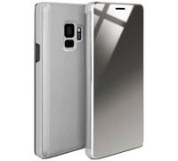 moex Coque Fine Compatible avec Samsung Galaxy S9 Plus | Laisse Voir l'écran/Style laqué, argenté