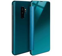 moex Coque Fine Compatible avec Samsung Galaxy S9 Plus | Laisse Voir l'écran/Style laqué, Turquoise