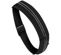 moex® Easy Bag - Ceinture de course pour téléphone portable Huawei nova 12s - Sac de course - Sac banane étanche - Noir (2P)