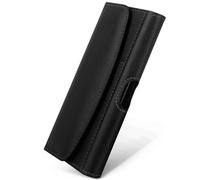 moex Étui de ceinture pour Samsung Galaxy A20e - Avec support à clip - En cuir synthétique - Fermeture magnétique - Noir