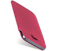 moex Étui de protection à clipser pour Honor Magic V3 - Ultra fin - En cuir végétalien - Protection complète à 360 ° - Avec tiroir - Rose