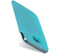 moex Étui de protection à insérer pour Fairphone 3/3 Plus - Ultra fin - En cuir synthétique - Avec protection complète à 360 ° - Turquoise