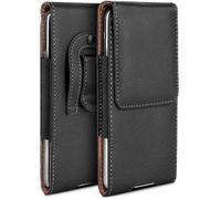 moex Étui de protection Plug Case pour Nokia 301 avec clip de ceinture, étui de ceinture en cuir PU, étui de protection pour téléphone portable, étui de protection pour téléphone portable, étui de
