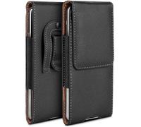 moex Étui de protection plug pour Samsung Galaxy A35 5G avec clip de ceinture, étui de ceinture en cuir PU, étui de protection pour téléphone portable, étui de protection pour ceinture, étui de