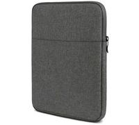 moex Étui de protection pour eBook BOOX Go 10.3 (Gen II) - Avec fermeture éclair et compartiment pour accessoires - Tissu - Rembourré - Minimaliste - Gris foncé