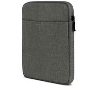 moex Étui de protection pour tablette Doogee T20 mini Pro - Avec fermeture éclair et compartiment pour accessoires - En nylon - Rembourrage doux - Gris foncé
