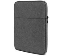 moex Étui de protection pour tablette Doogee T40 - Avec fermeture éclair et compartiment pour accessoires - En nylon - Rembourrage doux - Minimaliste - Gris foncé
