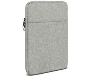 moex Étui de protection pour tablette Honor MagicPad 2 avec fermeture éclair et compartiment pour accessoires, housse en tissu nylon doux rembourré, housse de protection minimaliste, gris