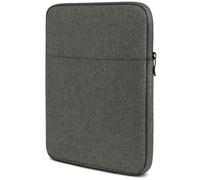moex Étui de protection pour tablette Kobo Elipsa 2E - Avec compartiment pour accessoires - En fibre de polyester - Minimaliste avec fermeture éclair - Imperméable - Gris foncé, DC-7304-DU-GRAU