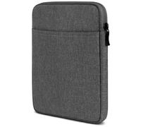 moex Étui de protection pour tablette Lenovo Tab One - Avec fermeture éclair et compartiment pour accessoires - En nylon - Rembourré - Minimaliste - Gris foncé