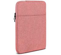 moex Étui de protection pour tablette Lenovo Tab Plus avec fermeture éclair et compartiment pour accessoires, housse en tissu nylon doux rembourré, housse de protection minimaliste, rose