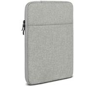 moex Étui de protection pour tablette Lenovo Tab Plus avec fermeture éclair et compartiment pour accessoires, tissu en nylon doux rembourré, housse de protection minimaliste Dash Case, gris