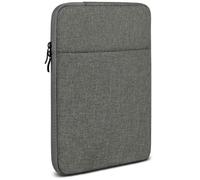 moex Étui de protection pour tablette Lenovo Tab Plus avec fermeture éclair et compartiment pour accessoires, tissu en nylon doux rembourré, housse de protection minimaliste Dash Case, gris foncé