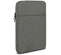 moex Étui de protection pour tablette Oukitel RT8 avec fermeture éclair et compartiment pour accessoires, housse en tissu nylon doux rembourré, housse de protection minimaliste, gris foncé
