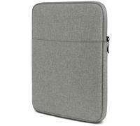 moex Étui de protection pour tablette Samsung Galaxy Tab A11 Plus, avec fermeture éclair et compartiment pour accessoires, tissu en nylon doux, rembourré, minimaliste, gris