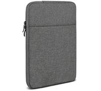 moex Étui de protection pour tablette TABWEE K10 avec fermeture éclair et compartiment pour accessoires, tissu en nylon doux rembourré, housse de protection minimaliste Dash Case, gris foncé