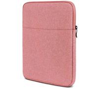 moex Étui de protection pour tablette TABWEE T20 - Avec compartiment pour accessoires - En fibre de polyester - Minimaliste avec fermeture éclair - Imperméable - Rose