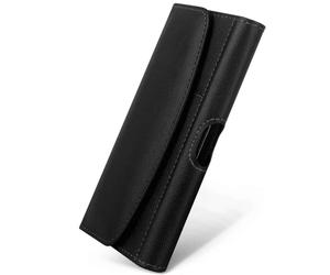 moex Étui horizontal confortable avec clip de ceinture compatible avec Fairphone 5 - Utilisation universelle avec passant de ceinture et fermeture magnétique - Noir