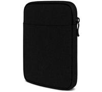 moex Étui pour Amazon Kindle Paperwhite 4 - Housse avec compartiment pour accessoires, liseuse électronique - Minimaliste - Avec fermeture éclair - Imperméable - Noir