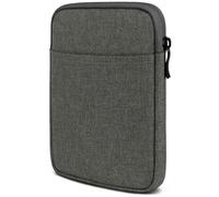 moex Étui pour Amazon Kindle Paperwhite 4 - Housse avec compartiment pour accessoires, liseuse électronique - Minimaliste avec fermeture éclair - Imperméable - Gris foncé