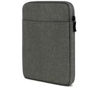 moex Étui pour tablette Oukitel RT3 - Housse avec compartiment pour accessoires - En fibre de polyester - Minimaliste avec fermeture éclair - Imperméable - Gris foncé, DC-3127-DU-GRAU