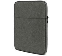 moex Étui pour tablette Oukitel RT5 - Housse de protection avec compartiment pour accessoires - En fibre de polyester - Minimaliste avec fermeture éclair - Imperméable - Gris foncé, DC-3128-DU-GRAU