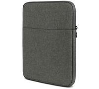 moex Étui pour tablette Oukitel RT6 - Housse avec compartiment pour accessoires - En fibre de polyester - Minimaliste avec fermeture éclair - Imperméable - Gris foncé