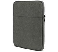 moex Étui pour tablette TCL NXTPAPER 11 - Housse avec compartiment pour accessoires, housse de protection en fibre de polyester minimaliste avec fermeture éclair, imperméable, gris foncé