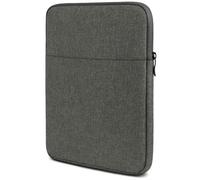 moex Étui pour tablette Ulefone Tab A11 / Tab A11 Pro - Housse avec compartiment pour accessoires - Housse de protection en fibre de polyester minimaliste avec fermeture éclair - Imperméable - Gris