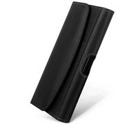moex Étui transversal confortable avec clip de ceinture compatible avec Xiaomi Redmi Note 13 (4G), utilisation universelle avec passant de ceinture et fermeture magnétique, noir