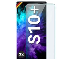 moex Film de protection d'écran Full Screen compatible avec Samsung Galaxy S10 Plus - Film de protection d'écran sans bordure, écran complet, incurvé 3D, transparent