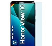 moex Film de protection transparent compatible avec Huawei Honor View 10 - film protecteur d'écran HD, film fin résistant aux rayures, lot de 3, Ultra-Clair