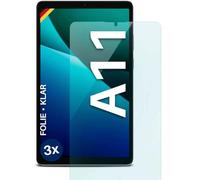 moex FlexProtect Lot de 3 films de protection d'écran compatibles avec Samsung Galaxy Tab A11 seulement 0,2 mm d'épaisseur, ultra transparent et extra résistant aux rayures
