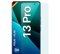 moex FlexProtect Lot de 3 films de protection d'écran compatibles avec Xiaomi 13 Pro Film de protection d'écran seulement 0,2 mm d'épaisseur Film pour l'écran, HD Ultra clair et extra résistant aux