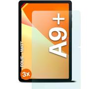 moex® FlexProtect Lot de 3 films de protection d'écran mats compatibles avec Samsung Galaxy Tab A9 Plus Film anti-reflets, film de protection d'écran mat, robuste et résistant aux rayures